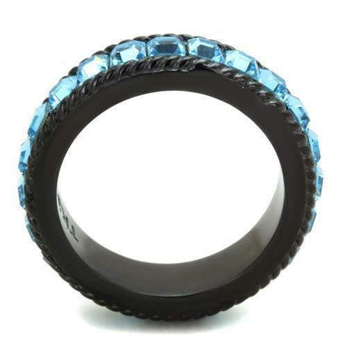 Black Ion Plated Stainless Steel Ring