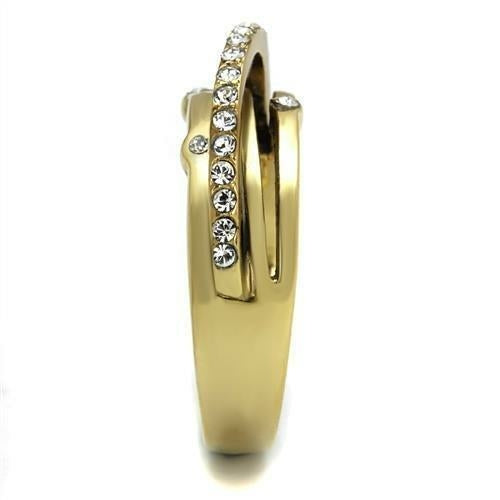 Gold Ion Plated Stainless Steel Ring