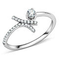 Classic Stainless Steel CZ Ring