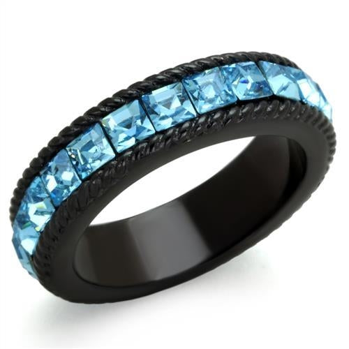 Black Ion Plated Stainless Steel Ring